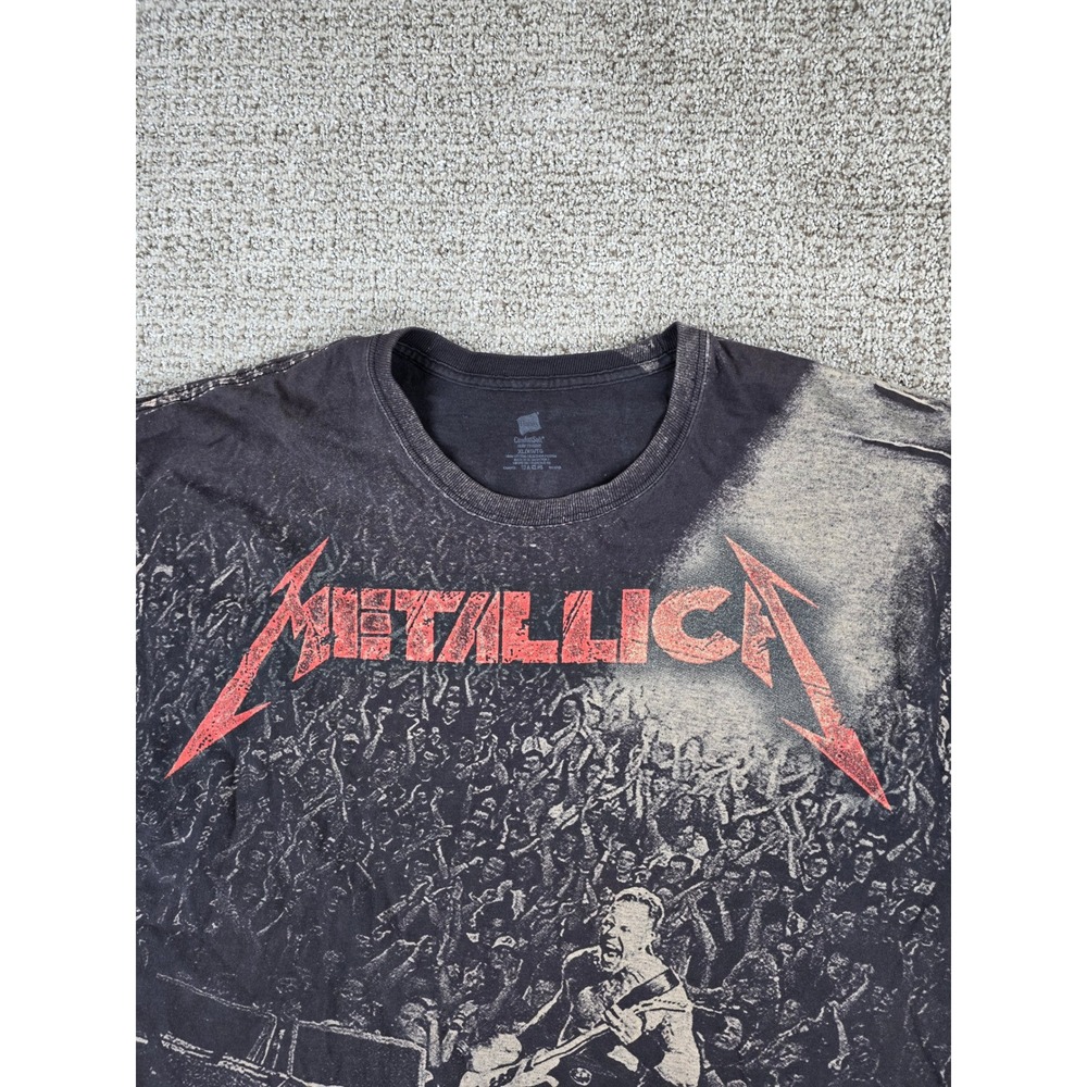 Metallica 2011‎ Stage Right All Over Print T Shirt Mens XL Band Concert Rock AOP - Picture 6 of 11